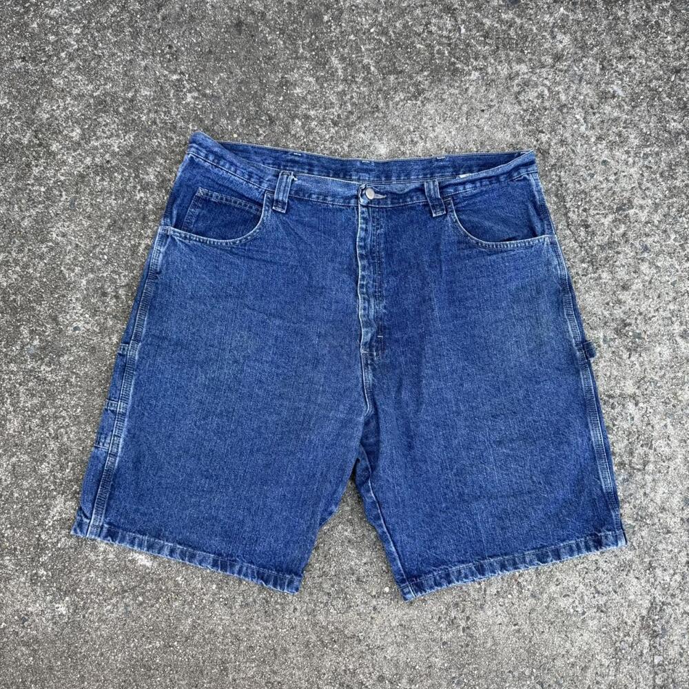 Vintage Wrangler Baggy Denim  Carpenter Jorts Size 40 summer essential